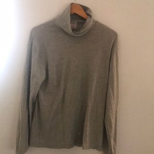 Gray turtleneck